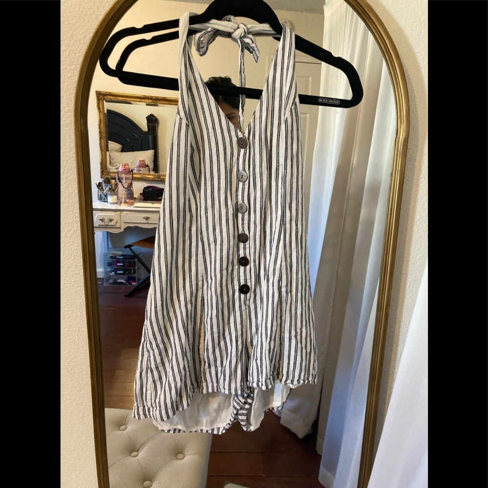 Urban outfitters striped romper